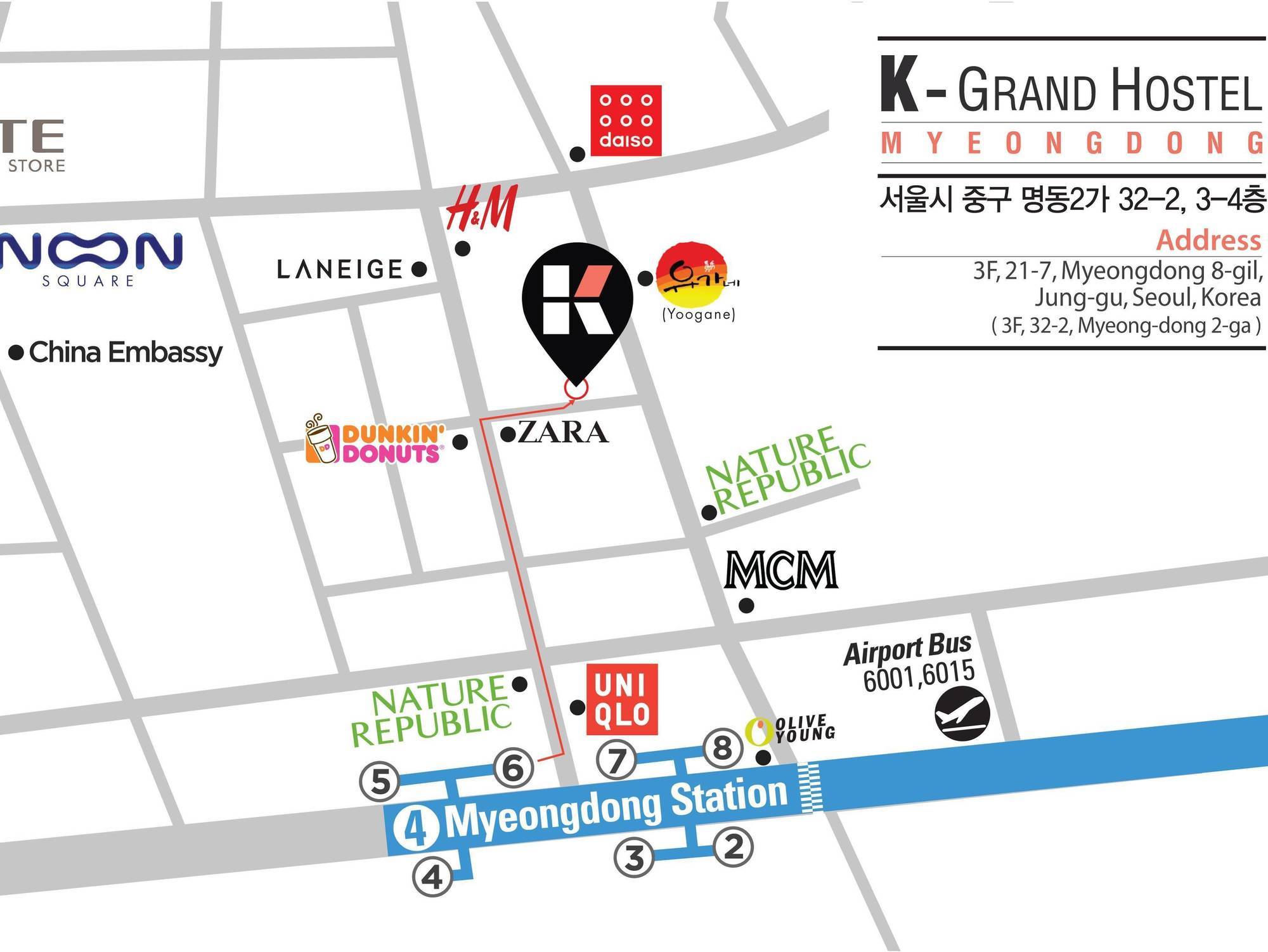 Oyo Hostel Myeongdong 1 Seoul Exteriör bild